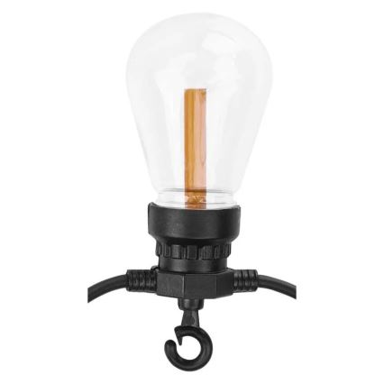 LED sončni dekorativni niz 10xLED/0,6W/1,2V 4,5m IP44 800 mAh