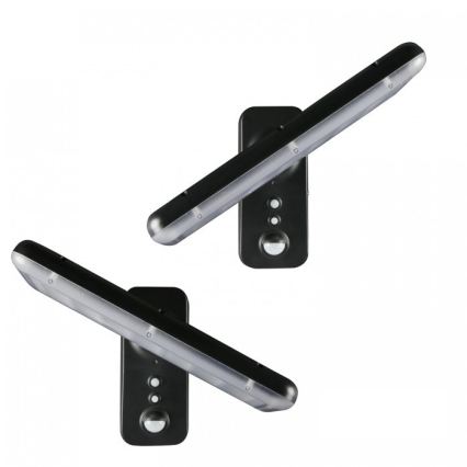 LED solarna stenska svetilka s senzorjem PHOENIX LED/15W/3,2V 3000/4000K IP65 6000 mAh