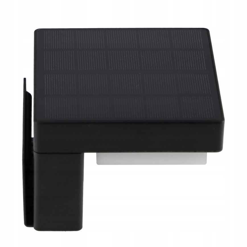 LED sončno stensko svetilo s senzorjem LED/5W/3,7V 2000 mAh IP44 črna