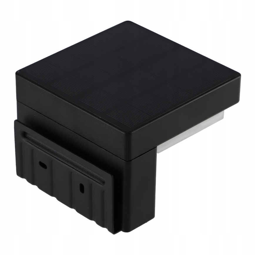 LED sončno stensko svetilo s senzorjem LED/5W/3,7V 2000 mAh IP44 črna