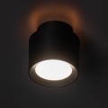 LED spot svetilka SONOR LED/6W/230V 3000/4000/5700K + LED/1,5W 2200K, premer 9 cm, črna