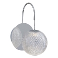 LED Stenska lampa CREMONA LED/5W/230V 3000K mat krom