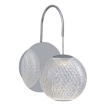 LED Stenska lampa CREMONA LED/5W/230V 3000K mat krom
