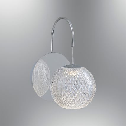 LED Stenska lampa CREMONA LED/5W/230V 3000K mat krom