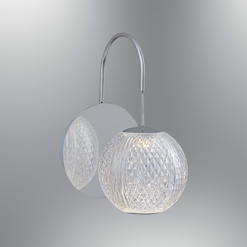 LED Stenska lampa CREMONA LED/5W/230V 3000K mat krom
