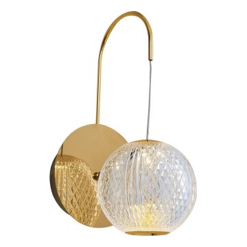 LED Stenska lampa CREMONA LED/5W/230V 3000K zlatna