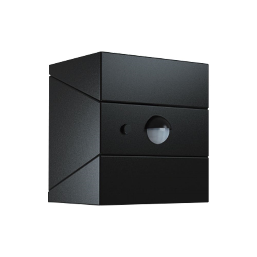 LED stensko sončno svetilo s senzorjem LED/2,5W/3,7V 3000/4000/6000K IP65 1200 mAh črna