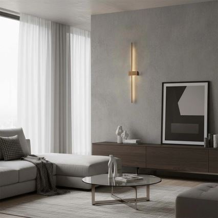 LED stenska svetilka AISHA LED/12W/230V 4000K zlata