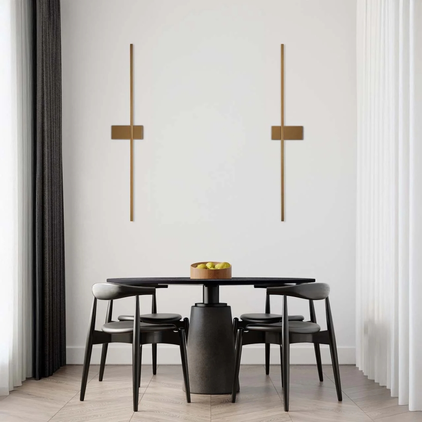 LED stenska svetilka AISHA LED/12W/230V 4000K zlata