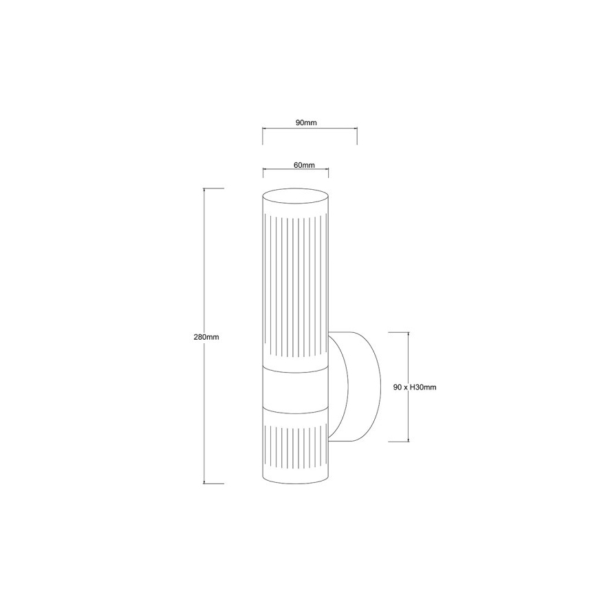 LED stenska svetilka AMBIENTE LED/6W/230V 3000/4000/6000K zlata