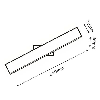 LED stenska svetilka BERNADETTA LED/10W/230V 4000K črna