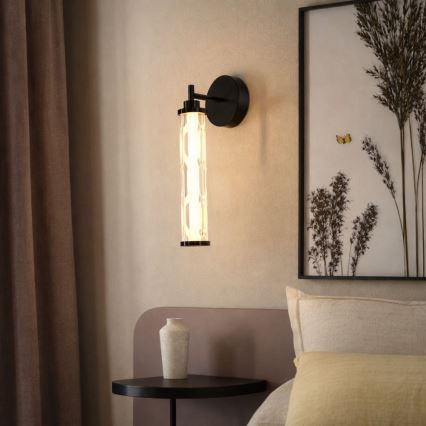 LED stenska svetilka CORTE LED/10W/230V črna