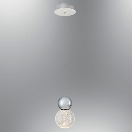 LED Stenska Svetilka CREMONA LED/5W/230V 3000K matni krom