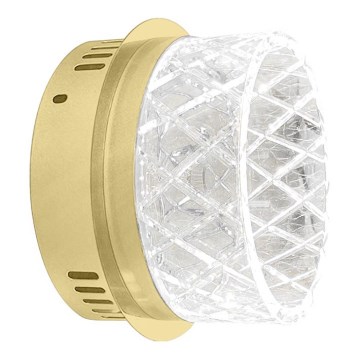 LED Stenska svetilka ELEGANCE LED/9W/230V zlata
