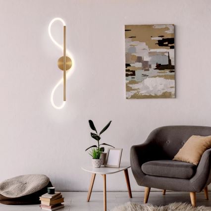 LED Stenska svetilka EMMA LED/19W/230V črna