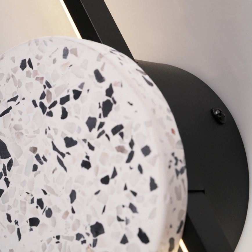 LED stenska svetilka FLORENTYNA LED/24W/230V 4000K črna/bela