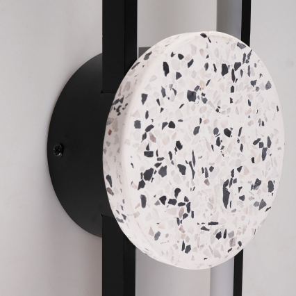 LED stenska svetilka FLORENTYNA LED/24W/230V 4000K črna/bela