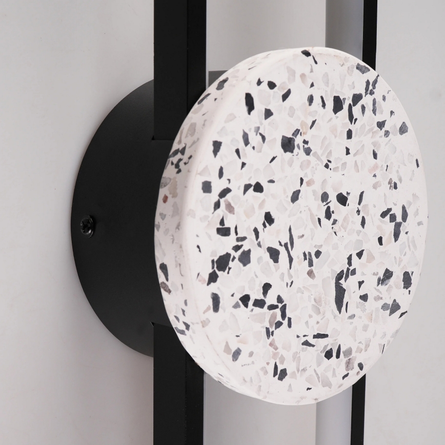 LED stenska svetilka FLORENTYNA LED/24W/230V 4000K črna/bela