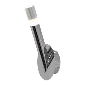 LED Stenska svetilka ICE LED/5W/230V sijajni krom