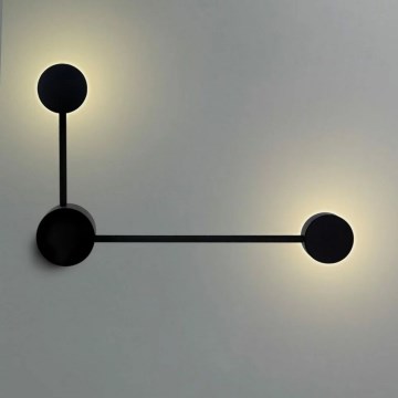 LED Stenska svetilka JOY 2xGX53/6W/230V črna