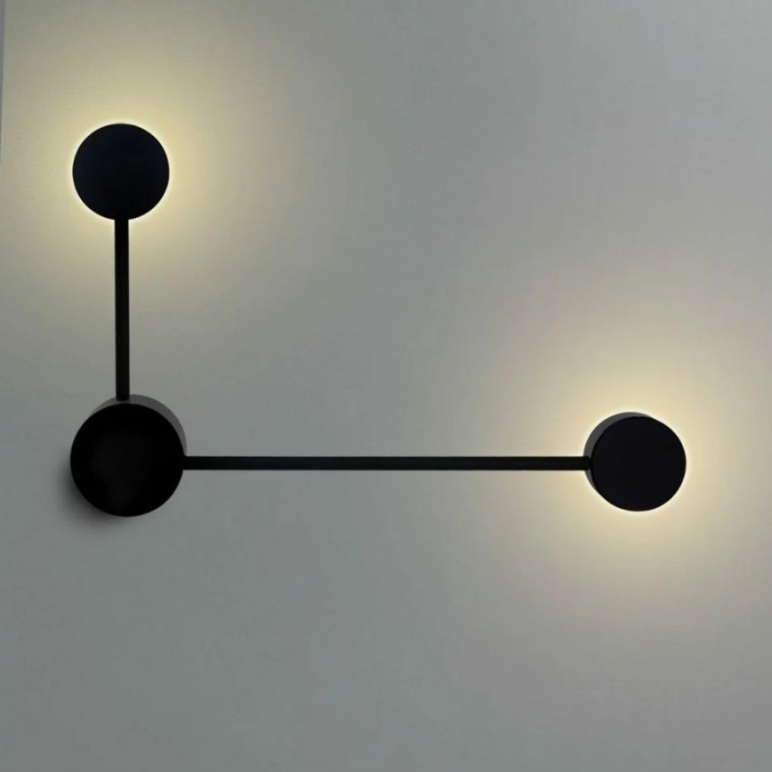 LED Stenska svetilka JOY 2xGX53/6W/230V črna