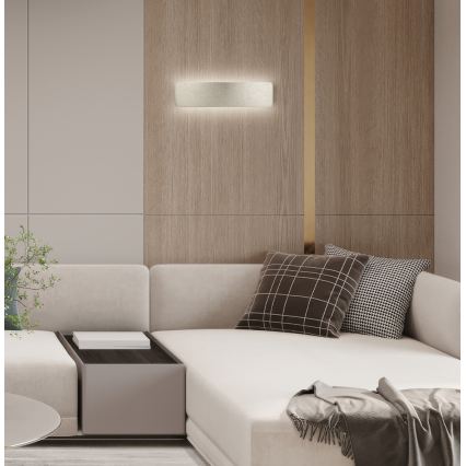 LED stenska svetilka KELDA LED/12W/230V 3000K/4000K srebrna