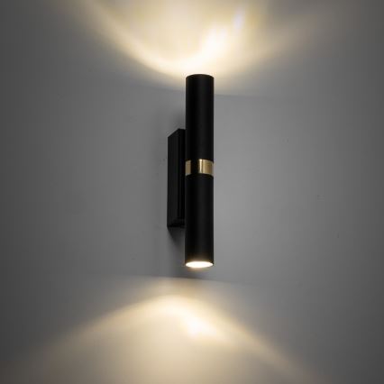 LED Stenska svetilka LAGOS 2xG9/3W/230V 4000K črna/zlata