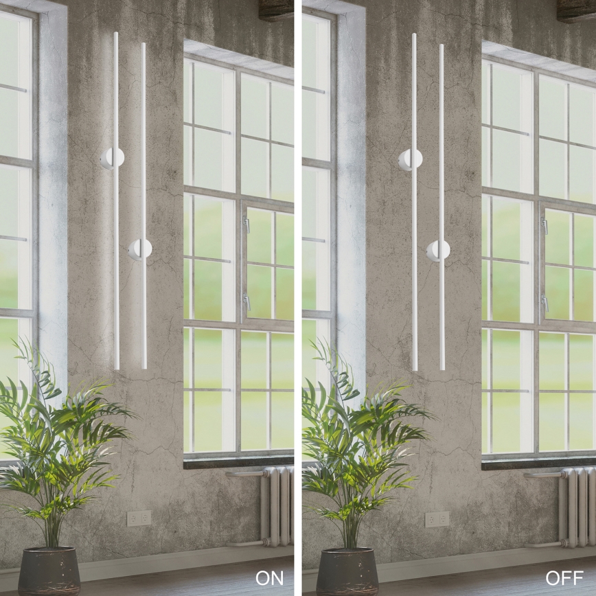 LED Stenska svetilka LANA LED/12W/230V 4000K bela