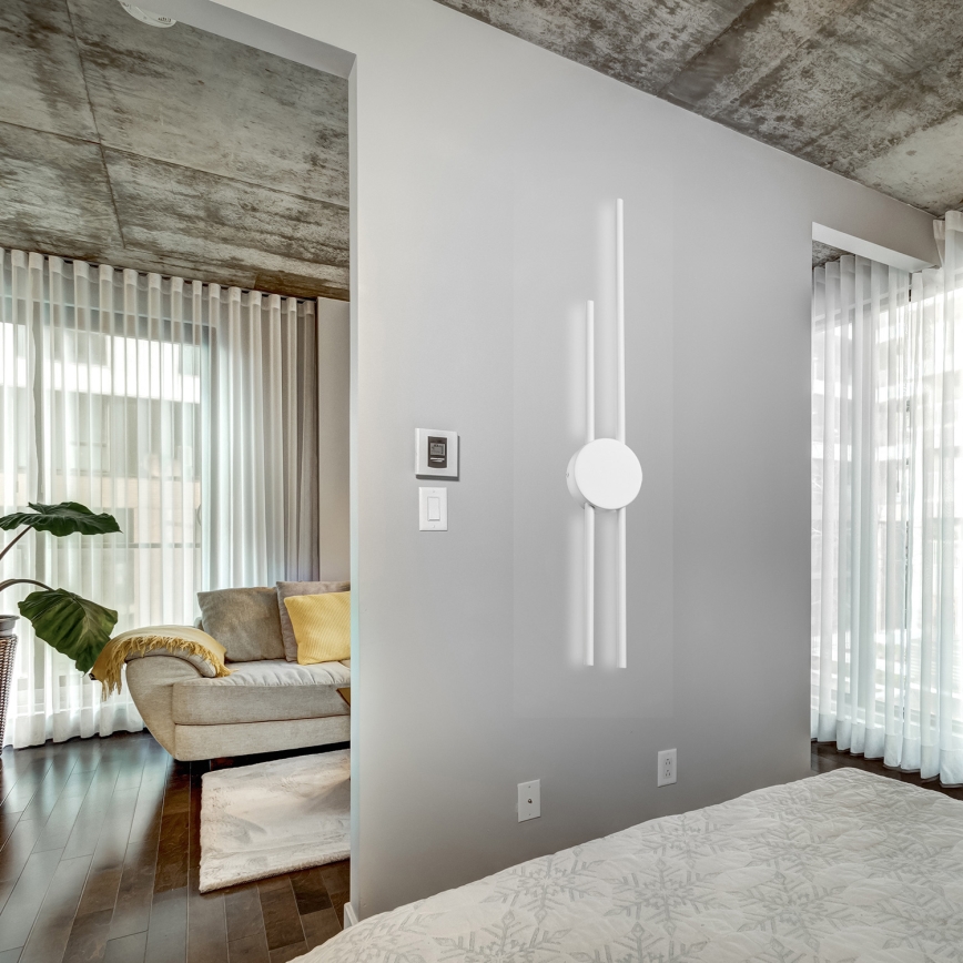 LED Stenska svetilka LANA LED/15W/230V 4000K bela