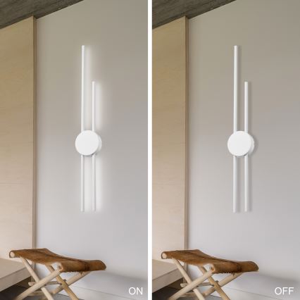 LED Stenska svetilka LANA LED/15W/230V 4000K bela