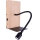 LED Stenska svetilka LECTOR LED/2,5W/230V USB hrast