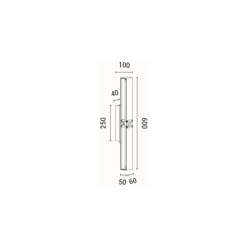 LED Stenska svetilka LED/13W/230V 3000K