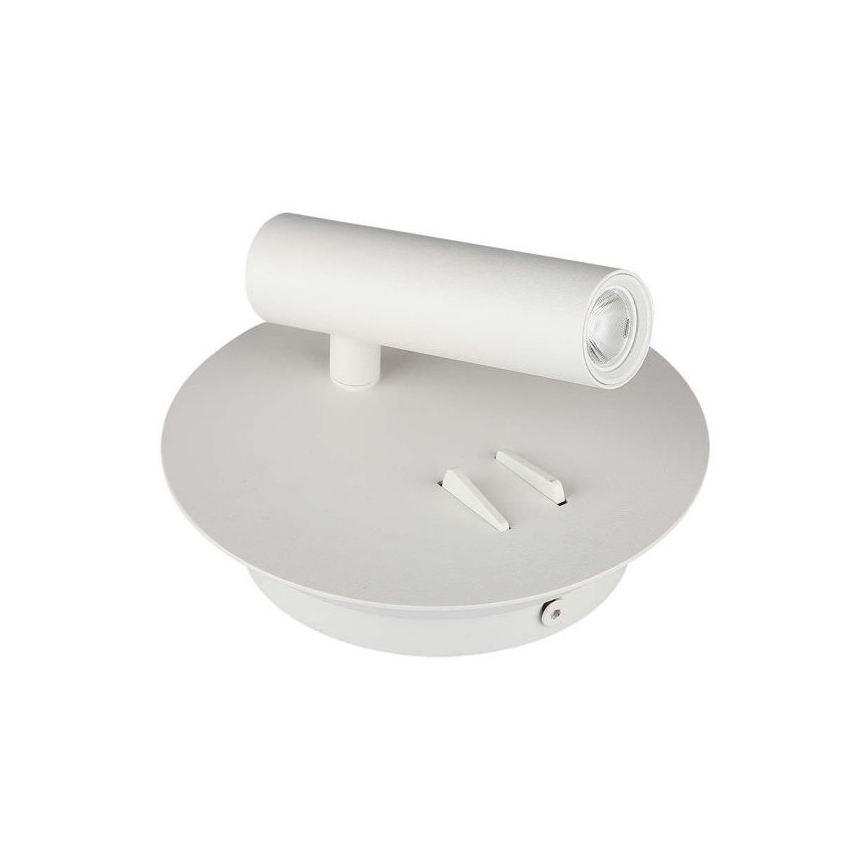 LED Stenska svetilka LED/3W/230V + LED/6W/230V 3000K bela