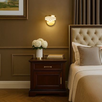 LED stenska svetilka LED/4W/230V zlata