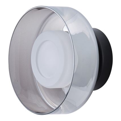 LED Stenska svetilka LED/8W/230V 3000K črna/dimna