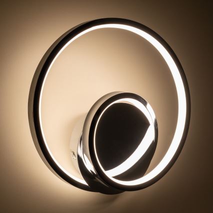 LED Stenska svetilka LUCERO LED/13W/230V sijajni krom