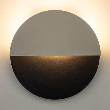LED Stenska svetilka LUNA LED/7W/230V pr. 26 cm črna/bež