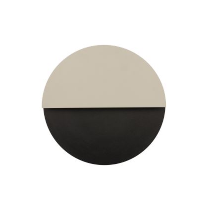 LED Stenska svetilka LUNA LED/7W/230V pr. 36 cm črna/bež