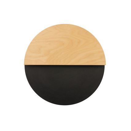 LED Stenska svetilka LUNA LED/7W/230V pr. 36 cm črna/bež