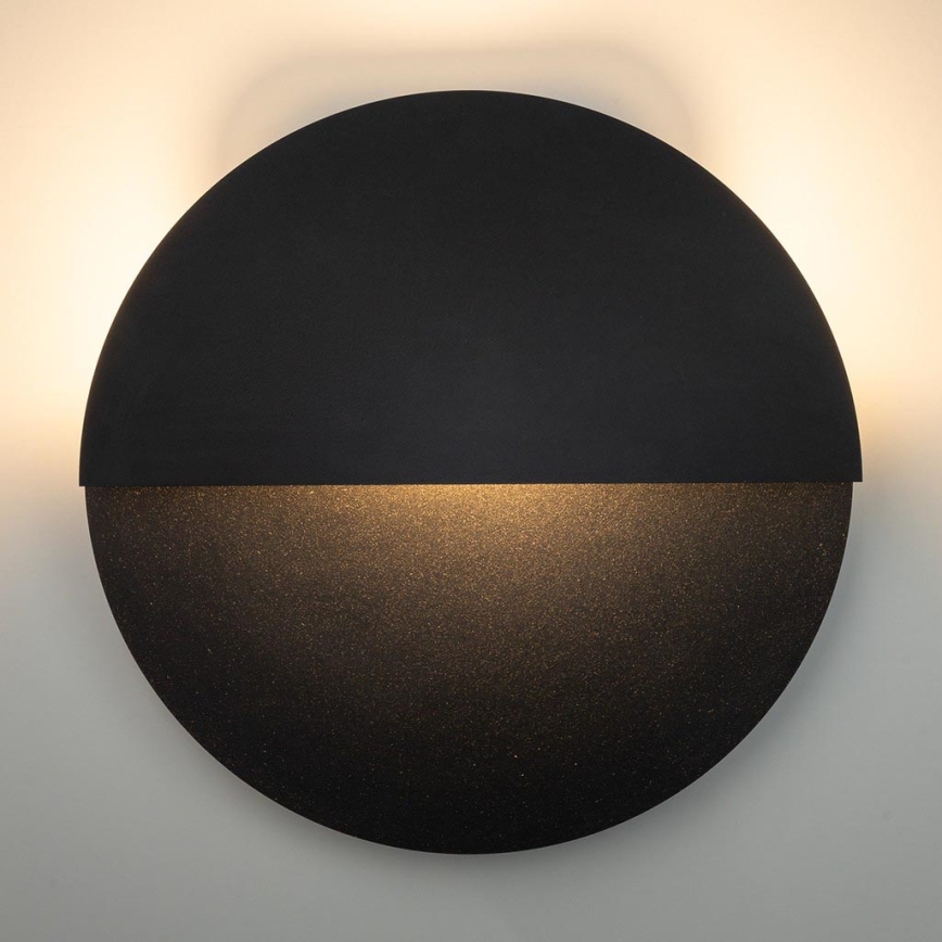 LED Stenska svetilka LUNA LED/7W/230V pr. 36 cm črna