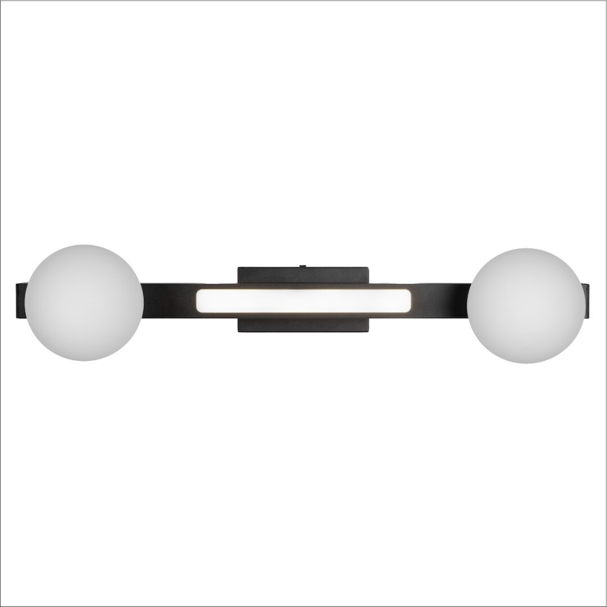 LED Stenska svetilka MAGNET LED/13W/230V + 2xG9/60W 3000/4000K črna