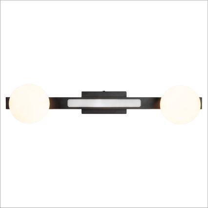 LED Stenska svetilka MAGNET LED/13W/230V + 2xG9/60W 3000/4000K črna