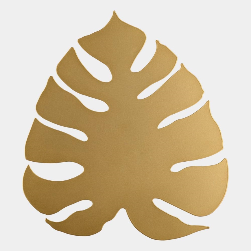 LED Stenska svetilka MONSTERA LED/12W/230V zlata