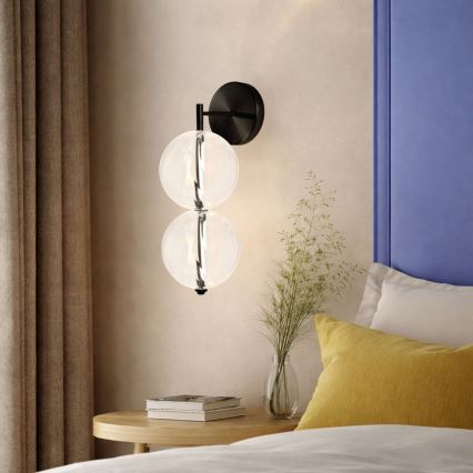 LED stenska svetilka PLAYA LED/10W/230V črna