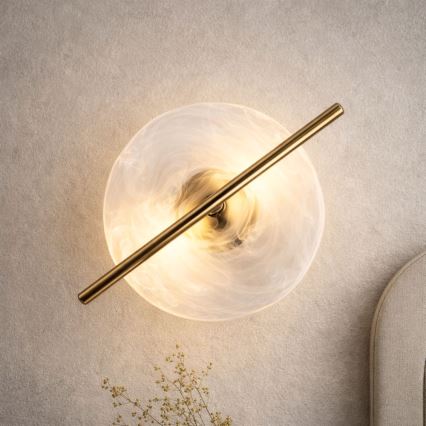 LED stenska svetilka RELAX LED/5W/230V zlata/bela