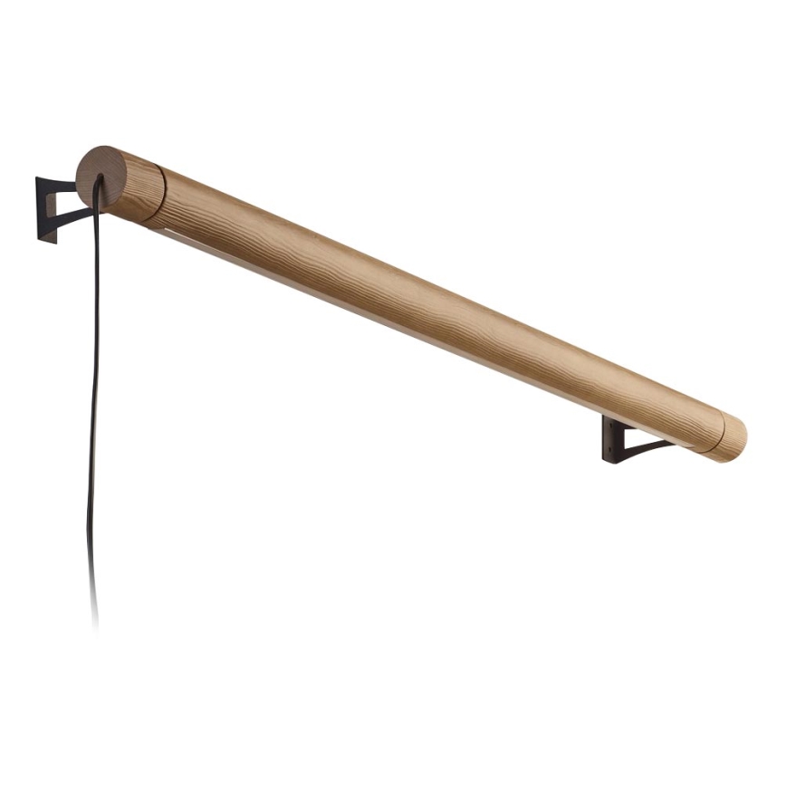 LED Stenska svetilka ROLLO LED/30W/230V les
