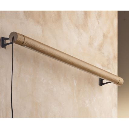 LED Stenska svetilka ROLLO LED/30W/230V les