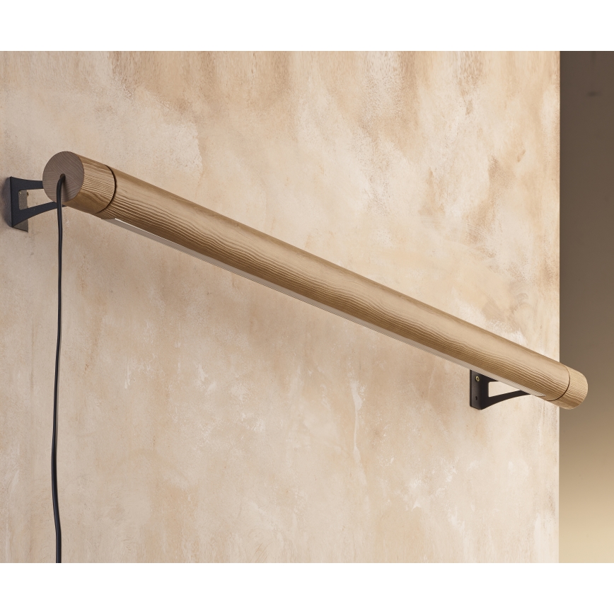 LED Stenska svetilka ROLLO LED/30W/230V les