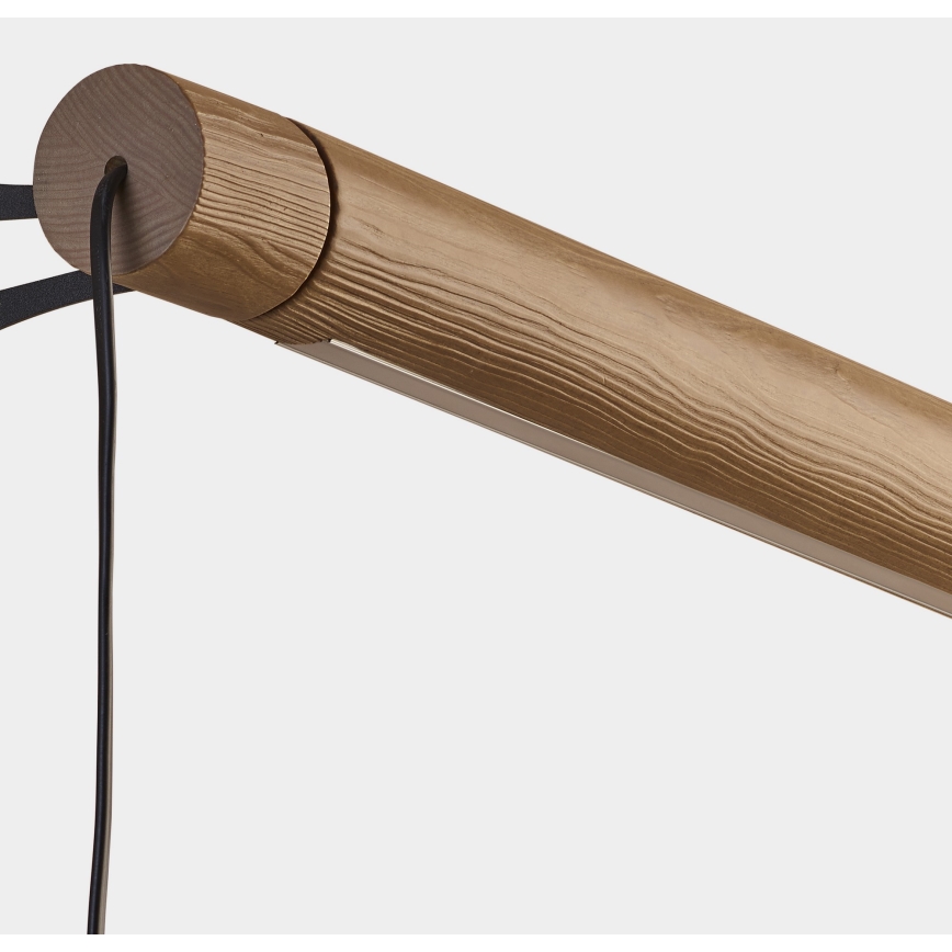 LED Stenska svetilka ROLLO LED/30W/230V les