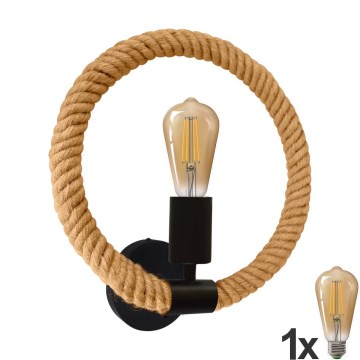 LED Stenska svetilka ROPE ARTHUR 1xE27/10W/230V